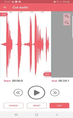 MP3 Cutter Pro android App screenshot 2